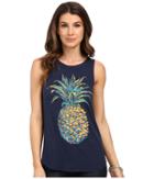 Lucky Brand - Pineapple Graphic Tank Top
