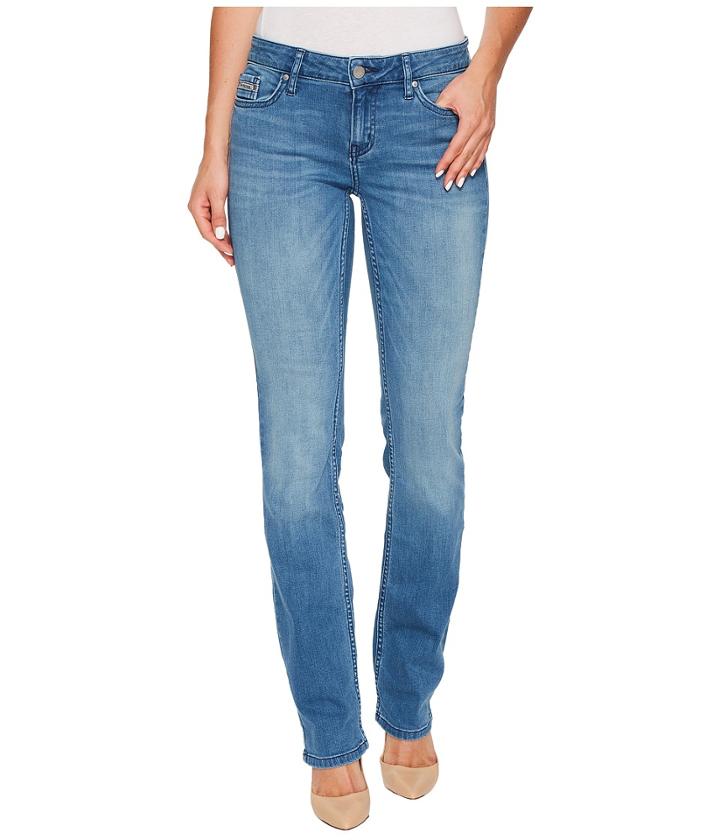 Calvin Klein Jeans - Straight Leg Jeans In Sunlit Blue Wash