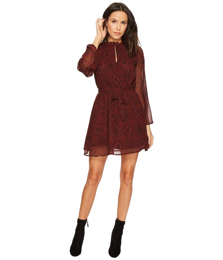Bb Dakota - Branton Printed Fit Flare Dress