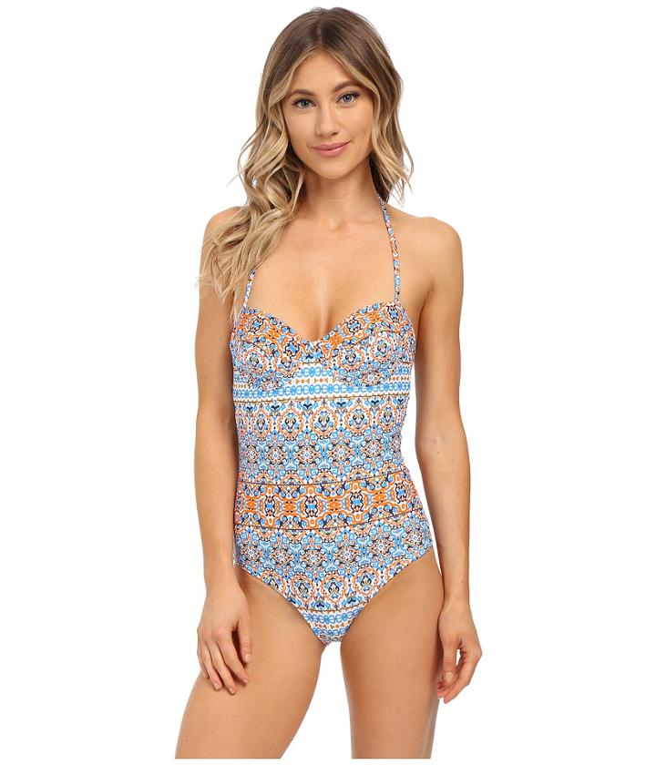 Shoshanna - Boho Medallion Underwire One-piece
