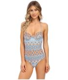 Shoshanna - Boho Medallion Underwire One-piece