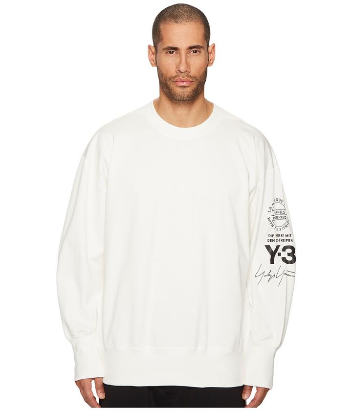 Adidas Y-3 By Yohji Yamamoto - Graphic Crew Sweater