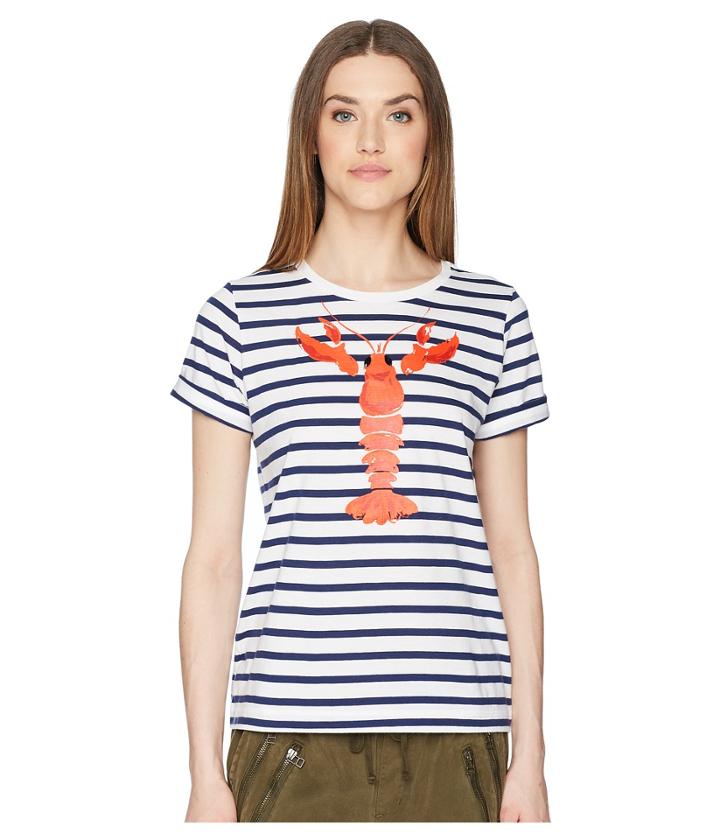 Kate Spade New York - Lobster Stripe T-shirt