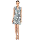 Just Cavalli - Onirica Ruffled Printed Sleeveless Dress