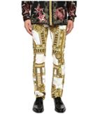 Versace Jeans - Slim Fit Marbled Kaleidoscope Print Pants