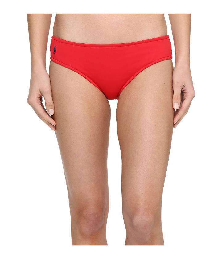 Polo Ralph Lauren - Ruffle Solids Ruched Drew Cheeky Hipster