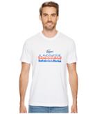 Lacoste - Short Sleeve Graphic Jersey Tee With Printed Lacoste Logo