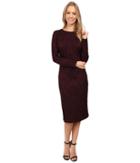 Maggy London - Scroll Wallpaper Jacquard Sheath