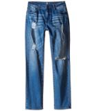 7 For All Mankind Kids - Slimmy Slim Straight Stretch Denim Jeans In Eastern Light