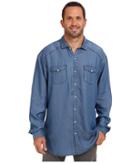 Tommy Bahama Big &amp; Tall Big Tall Empire Indigo Long Sleeve Shirt