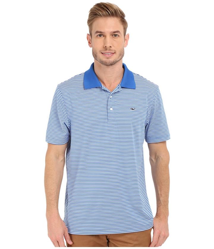 Vineyard Vines - Planters Stripe Perf Polo