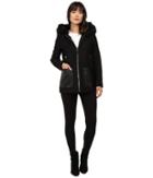 Calvin Klein - Fashion Fur Trimmed Hood With Oversized Pu Pocket