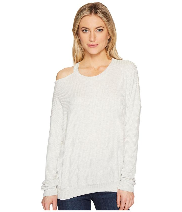 Splendid - One Shoulder Sweatshirt