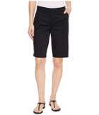 Nydj - Bermuda Shorts Hook-and-bar Waist In Black