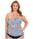 Michael Michael Kors - Chiltington Adjustable Long Tankini Top Plus