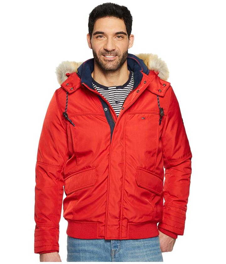 Tommy Jeans - Winter Jacket With Faux Fur Hood