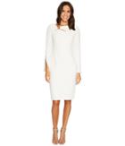 Calvin Klein - Split Sleeve Sheath With Hardware At Neck Cd7c13cp