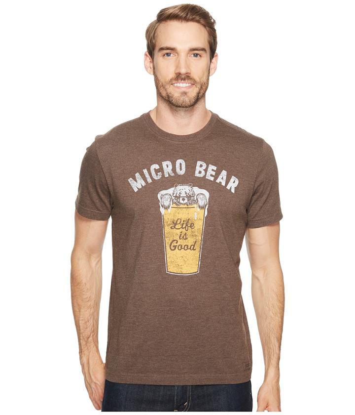 Life Is Good - Micro Bear Crusher Tee