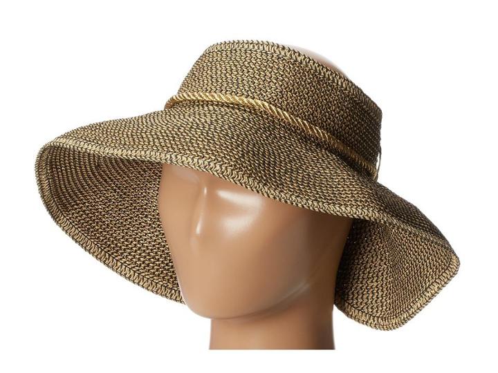 San Diego Hat Company Ubv036 Lurex Ultraband Rope Visor