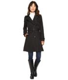 Lauren Ralph Lauren - Double-breasted Trench W/ Faux Leather Trim
