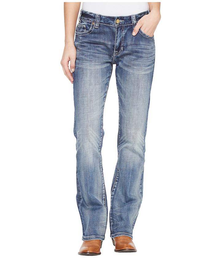 Rock And Roll Cowgirl - Boyfriend Fit In Medium Wash W2-1397