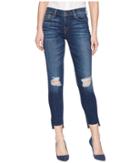 7 For All Mankind - The Ankle Skinny W/ Destroy Step Hem In Midnight Desert 2