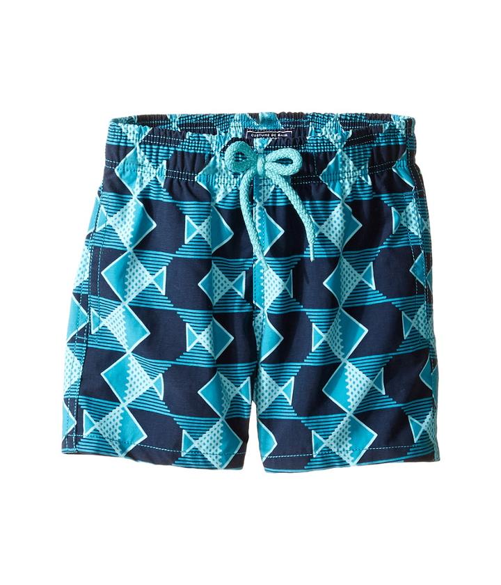 Vilebrequin Kids - Graphic Fish Swim Trunk
