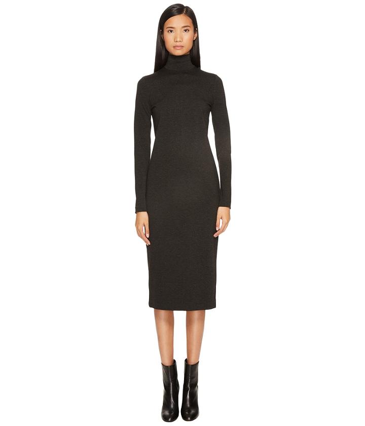 Jil Sander Navy - Turtleneck Long Sleeve Sweater Dress