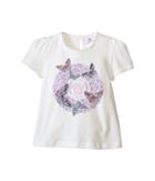 Versace Kids - Short Sleeve Logo T-shirt W/ Butterfly Graphic