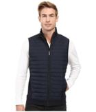 Perry Ellis - Quilted Mix Media Knit Vest