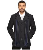 Perry Ellis - Wool Button Front With Scarf