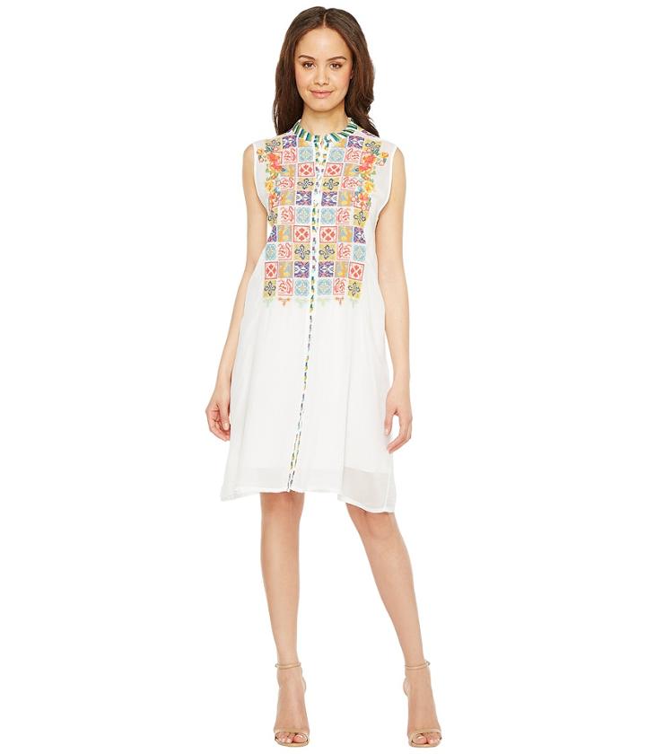 Johnny Was - Torreya Button Down Dress W/ Slip