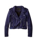 Blank Nyc Kids - Faux Suede Moto Jacket In Morning