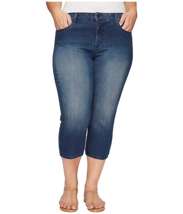 Nydj Plus Size - Plus Size Alina Capris In Nottingham