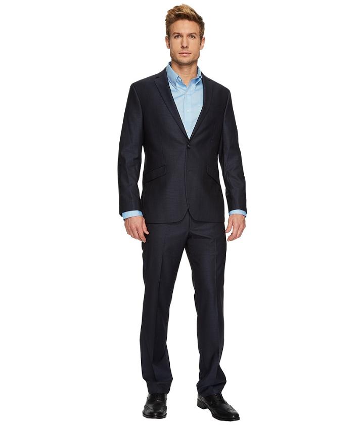 Kenneth Cole Reaction - Shiny Check Suit