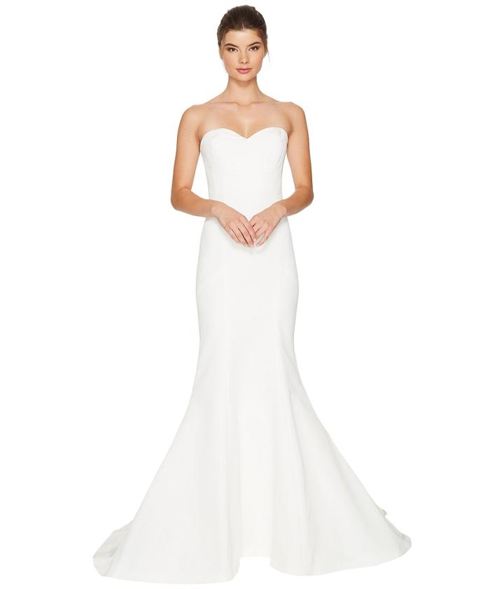 Nicole Miller - Dakota Silk Faille Strapless Gown