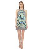 Laundry By Shelli Segal - Printed Pleated Halter Dress