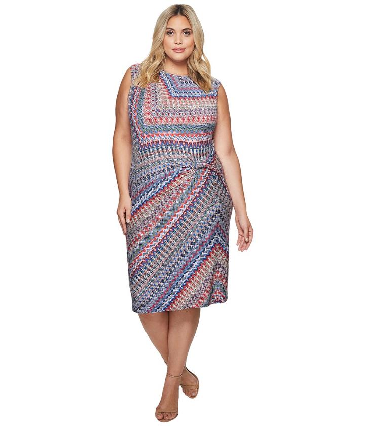 Nic+zoe - Plus Size Zigzag Twist Dress