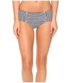 Seafolly - Riviera Stripe Ruched Side Retro Bottoms