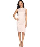 Vince Camuto - Lace High Neck Bodycon Dress