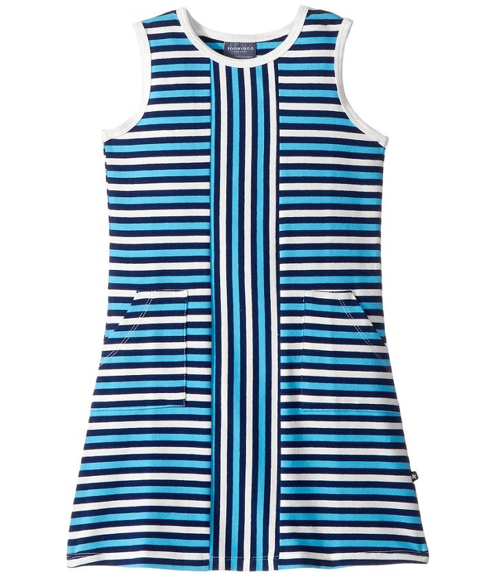 Toobydoo - Blue Stripe Alexia Dress