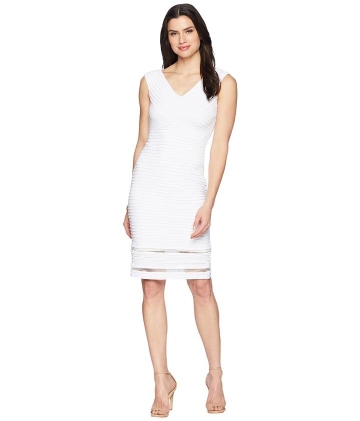 Calvin Klein - Ribbed Jersey Sheath Dress Cd8a16jg