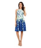 Adrianna Papell - Garden Party Placed Floral Print Dress