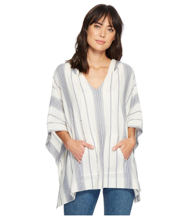 Dylan By True Grit - Maritime Yarn-dye Hamptons Hoodie Stripe