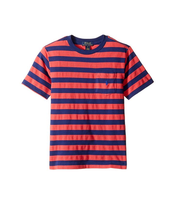 Polo Ralph Lauren Kids - Textured Jersey Short Sleeve Pocket Tee