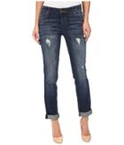 Kut From The Kloth - Catherine Boyfriend Jeans In Allowing W/ Dark Stone Base Wash