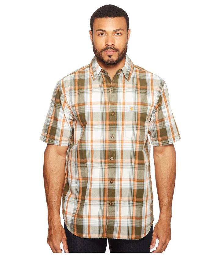 Carhartt - Essential Plaid Open Collar Short Sleeve Shirt