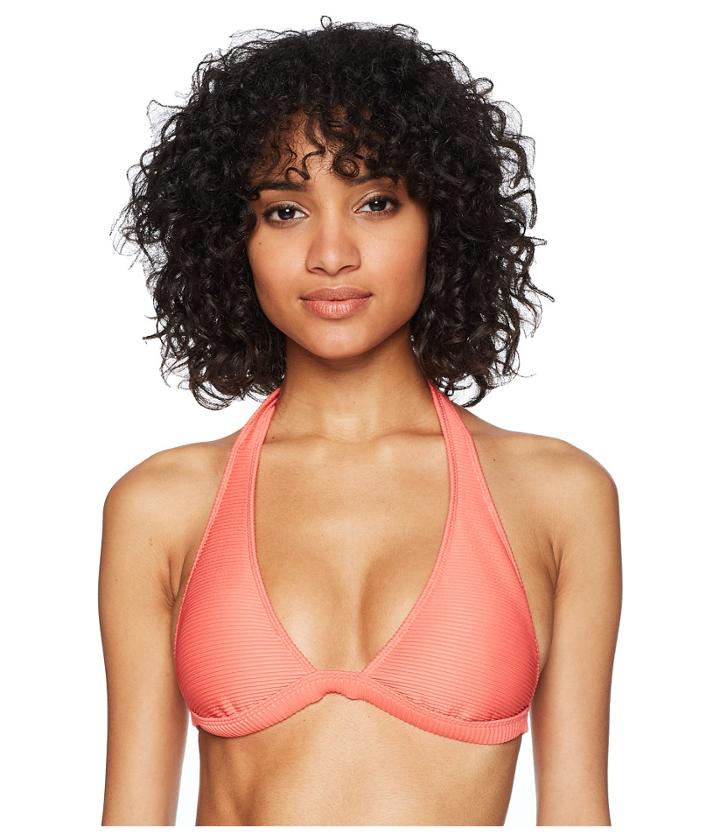 The Bikini Lab - Rib-thym Nation Tall Triangle Halter Top