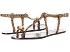 Sonia Rykiel - Laminated Sheepskin Flat Pearl Toe Sandal