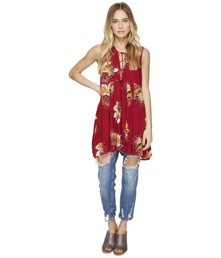 Free People - Lovely Day Printed Tee